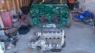 $400 Civic Hatchback Project. Cheapest Engine Fix (Junkyard Rescue)