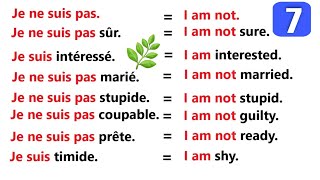 phrases simples pour apprendre l'anglais facilement | partie 7 |✪✪✪✪easy sentences to learn french 🌿