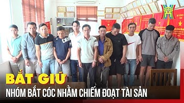 Bắt giữ nhóm 8 đối tượng bắt cóc nhằm chiếm đoạt tài sản | Tin tức