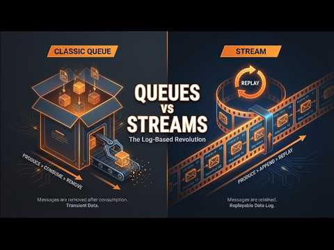 RabbitMQ Streams Explained: Log-Based Messaging vs. Traditional Queues