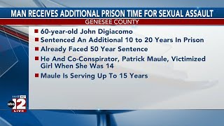 Clio man gets 10 to 20 more years in prison for teen's sexual assault