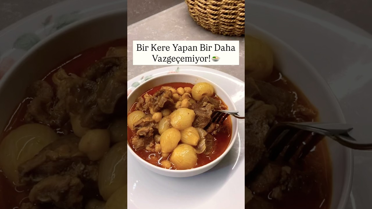 🥘 Etli Nohutlu Soğan Yemeği (Yahni) Malzemeleri 🥘 Etli Nohutlu Soğan Yemeği (Yahni) Malzemeleri
