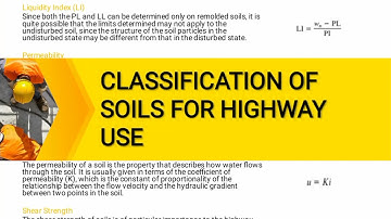 TOPIC 1: SOIL ENGINEERING FOR HIGHWAY DESIGN