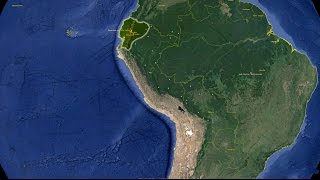 Ligging Van Het Dorp Ayllu Llakta Bij Riobamba In Ecuador Ten Opzichte Van Nederland