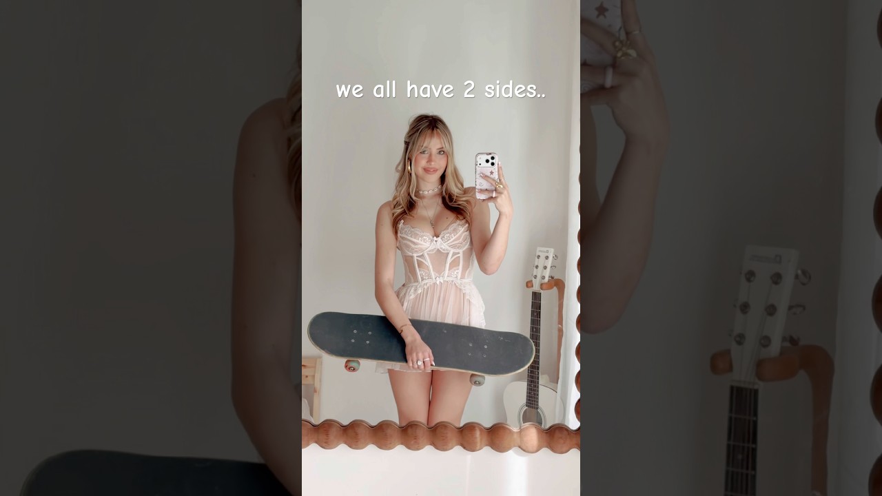 girly girl vs a skateboard