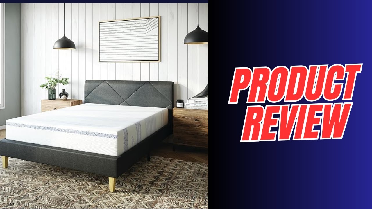 Vibe Gel Memory Foam Mattress Review: Comfort & Support Unboxed! - YouTube