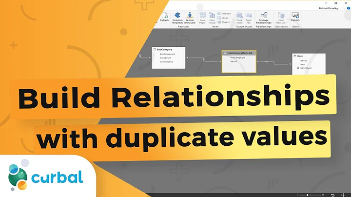 Building relationships between tables when both have duplicates