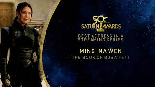 Ming-Na Wen wins a Saturn Award (+ red carpet interview)