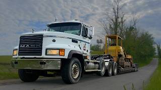 BACK ON THE ROAD! $12,000 Auction Mack Hauls Again! (CAT 977 Comes Home)
