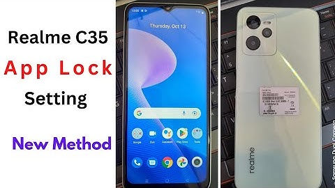 Realme C35 App Lock Keyse Set Kare || Realme C35 App Lock Setting