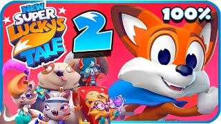 New Super Lucky's Tale Walkthrough Part 2 (Switch, PS4) 100% World 2: Veggie Village