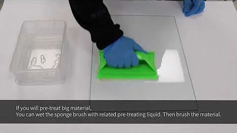 How to pre-treat the Acrylic/Metal/Glass/Ceramic before UV printing?