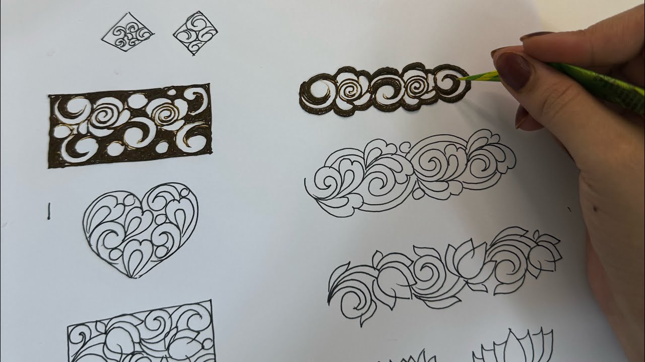 Learn Reverse Filling perfectly / negative fillings / Easy for beginners