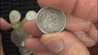 ASMR - Pre-Decimal Coin Collection - Chewing Gum & Whispering -Collection Video - Australian Content