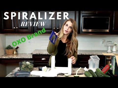 OXO Spiralizer Review for Zucchini Recipes