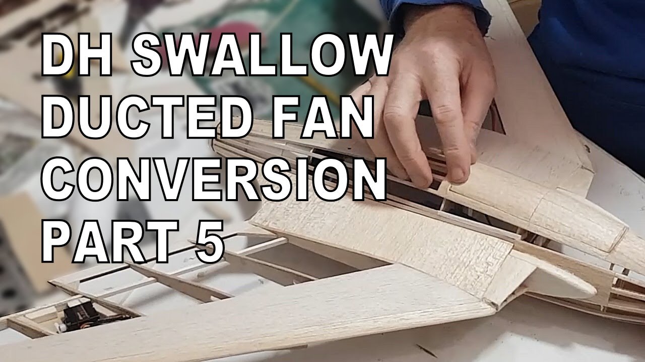 Посмотрите, как я строю реактивный самолёт EDF из бальзы «Ласточка» с нуля! Часть пятая