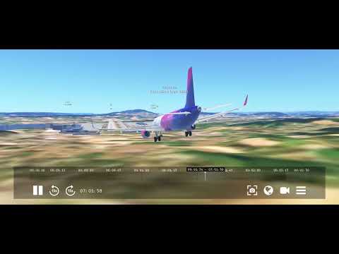 Wizz air a321 landing at Zurich | infinite flight