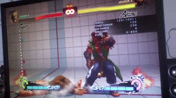 Akuma setup after Flip Throw on Sagat ( AE 2012 )