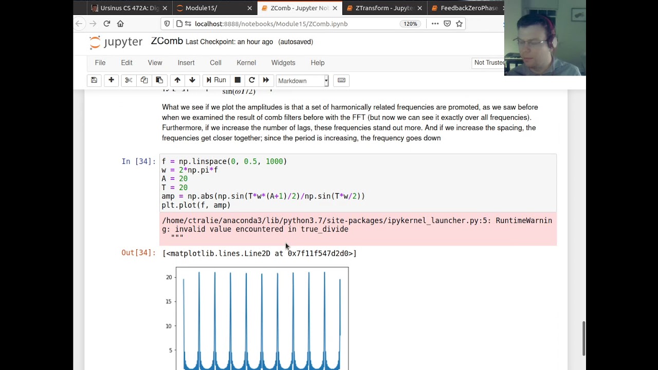 CS 472 Module 15: Z Transform Feedback And Zero Phase