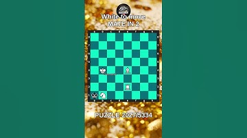 Chess puzzle series 🧩2027/5334 #chess #puzzle #learnchesstactics #magnuscarlsen #polgar #chessbooks