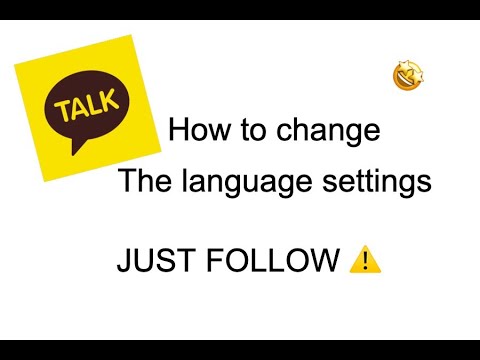   How To Change The Language Setting In KakaoTalk