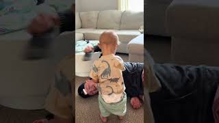 Getting mad at brother for pantsing him! 😆 momlife heart full ❣️ #momlifeheartfull