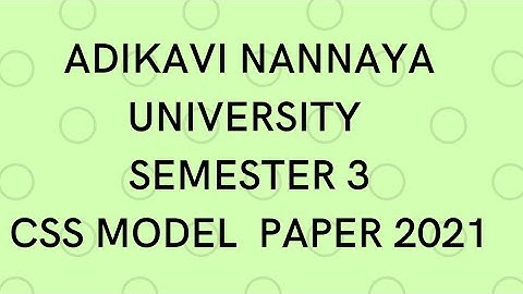 Degree semester 3 communication  and softskills  model paper 2021