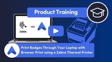 Print Badges Through Your Laptop with Browser Print Using a Zebra Thermal Printer