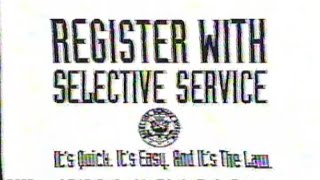 Register With Selective Service 1992