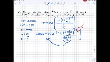 Geometric Series & Annuities: Payout Annuity Example