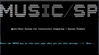 McGill University's MUSIC/SP time sharing operating system for IBM mainframes - M42