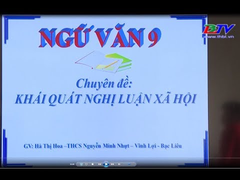 Môn Văn: Chủ đề - Khái quát nghị luận xã hội