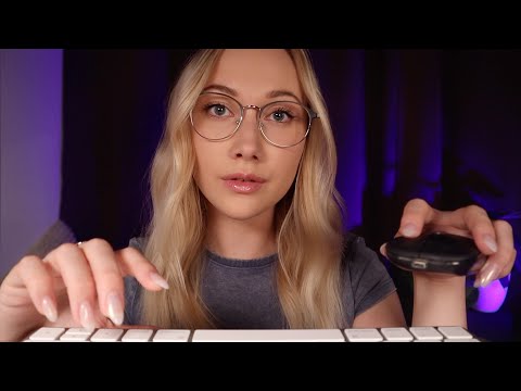 ASMR You’re My Computer 💻 (keyboard typing, mouse clicking, soft spoken)