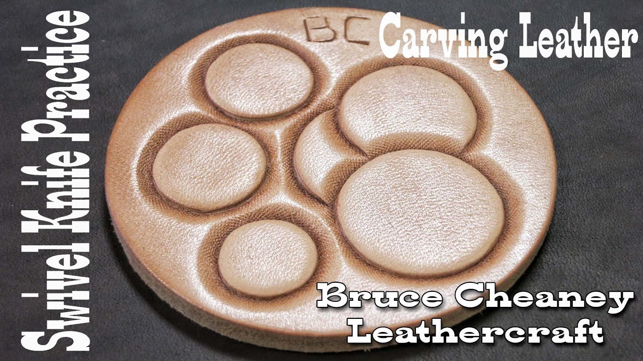 The leathercraft swivel knife practice for beginners The leathercraft swivel knife practice for beginners