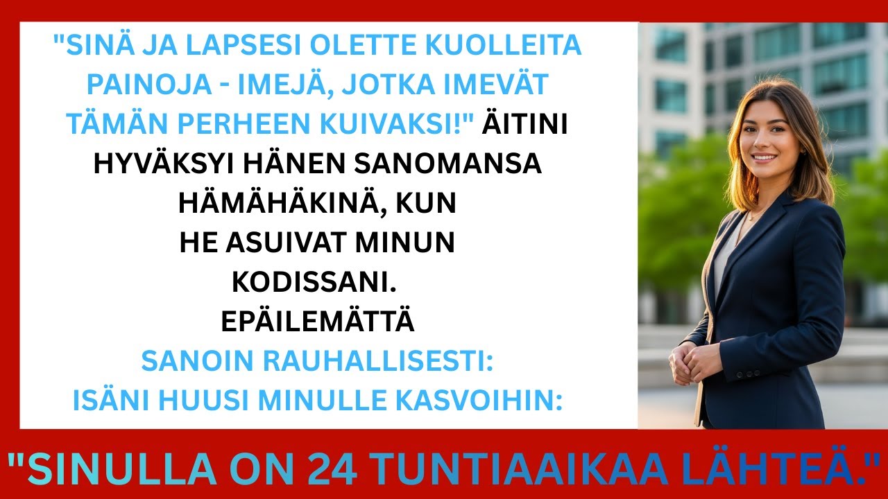 Vanhempani huusivat minulle päin naamaa: 