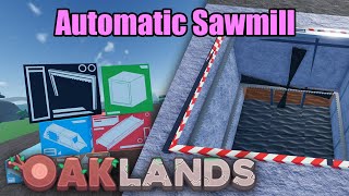 The best Sawmill Machine in Oaklands?! #roblox #oaklands #money screenshot 3