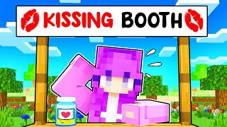 Opening a KISSING BOOTH in Minecraft!