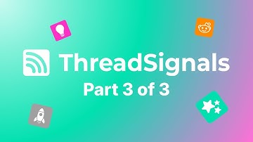 ThreadSignals Demo (Part 3): Tracking + Optimizing Your Signal Run History