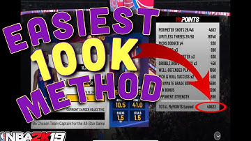 NBA 2k19 EASIEST REP METHOD MYCAREER 200K A HOUR