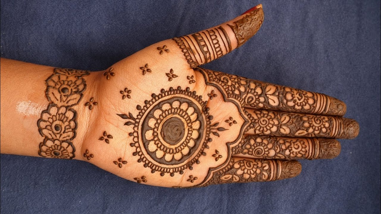Mandala mehndi design | front hand mehndi design | mehndi 