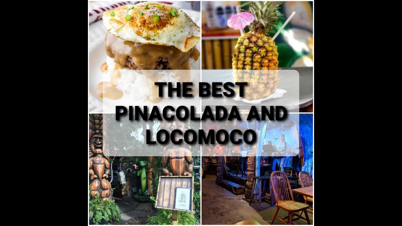 Honolulu Waikiki THE BEST PINACOLADA and CUCKOO COCONUTS BAR