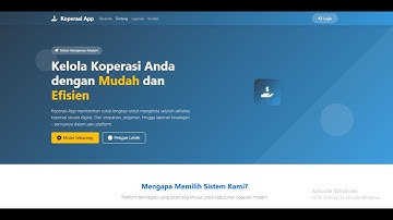 Sourcode Aplikasi Koperasi Simpan Pinjam Koperasi Lengkap
