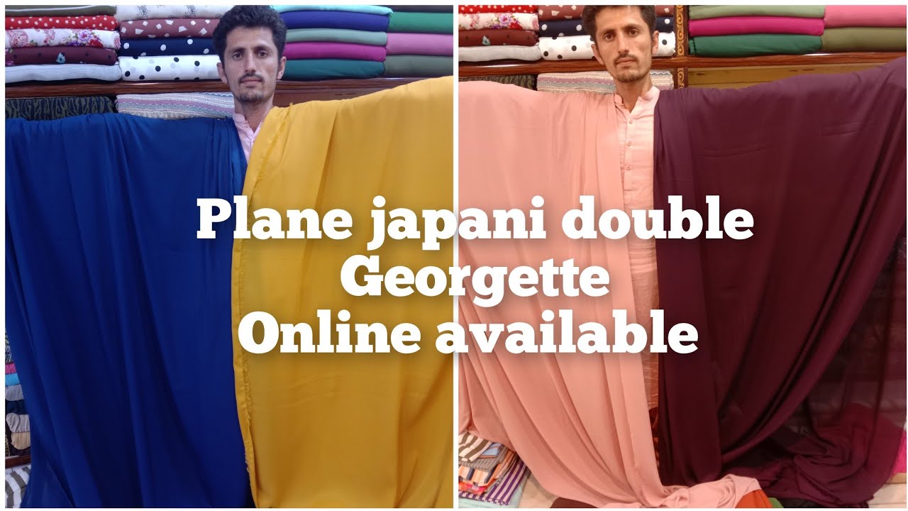 plane Japanese double Georgette online available Whatsapp 03047872187
