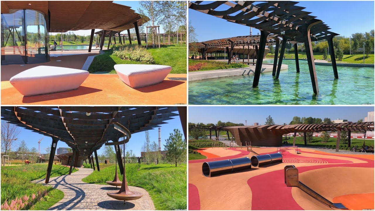 парк Тюфелева роща на ЗИЛе в Москве - YouTube