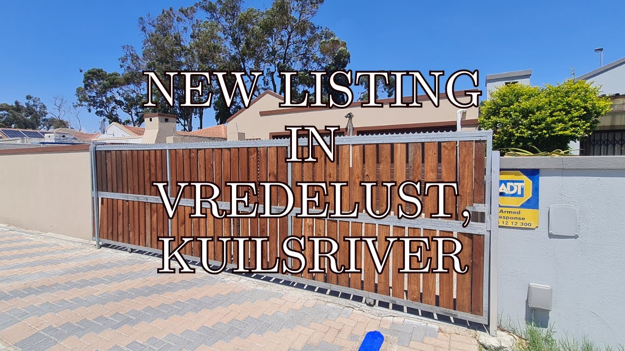 3 Bedroom, 2 Bathroom Home in Vredelust, Kuils River with Double Garage and Braai Patio!
