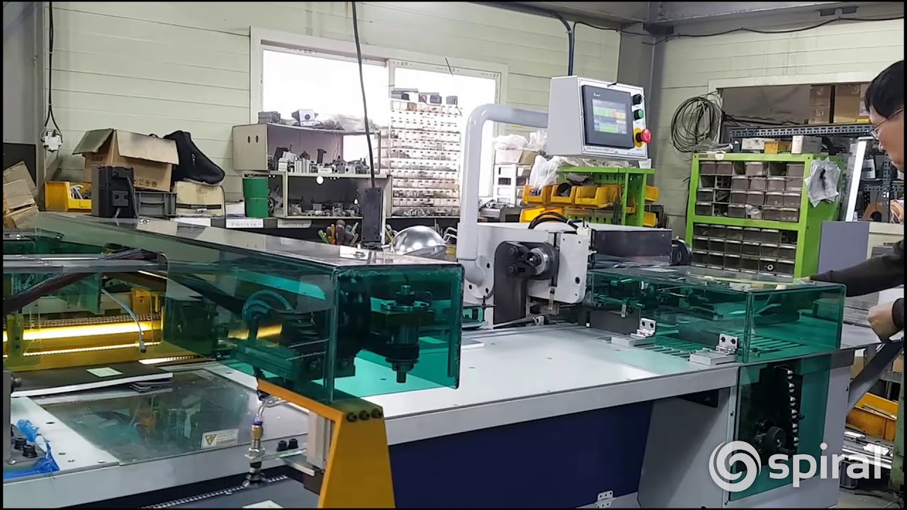 SHPF-400P Automatic Plastic Coil Punch and Bind Machine