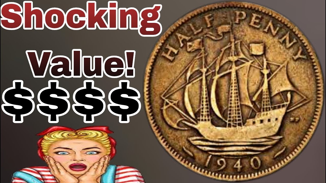 Top 6 UK Half Penny Coins Worth Will Shock You Must Watch This Video! | UK Half Penny 1940
