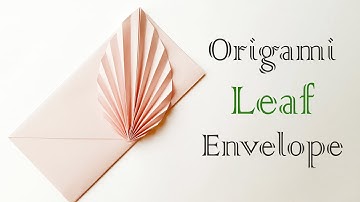 Origami Leaf Envelope