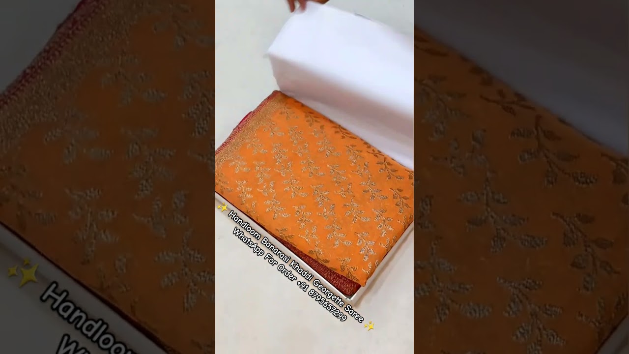 Pure Banarasi Georgette Saree 