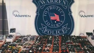 Police conduct massive counterfeit goods bust in Warren